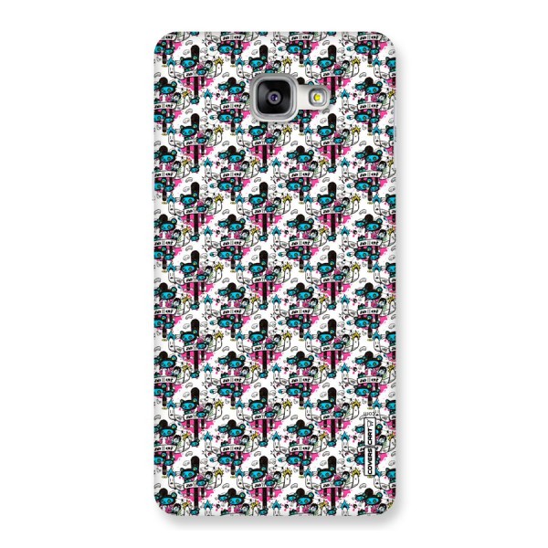 Blue Pink Pattern Back Case for Galaxy A9