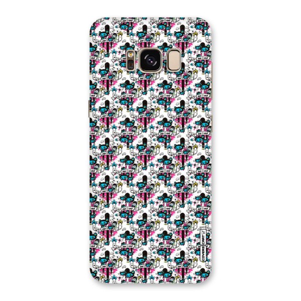 Blue Pink Pattern Back Case for Galaxy S8