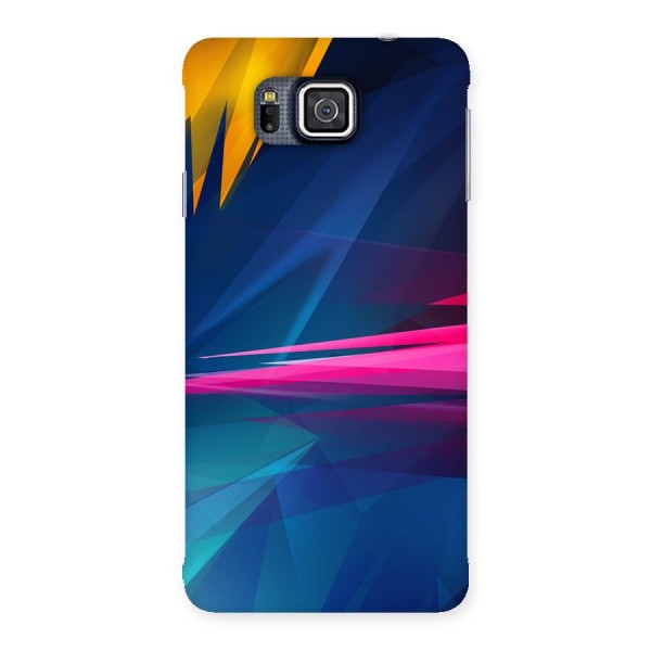 Blue Red Abstract Back Case for Galaxy Alpha