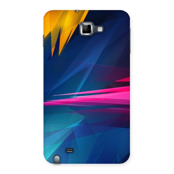 Blue Red Abstract Back Case for Galaxy Note