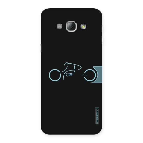 Blue Ride Back Case for Galaxy A8