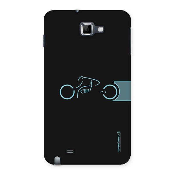 Blue Ride Back Case for Galaxy Note