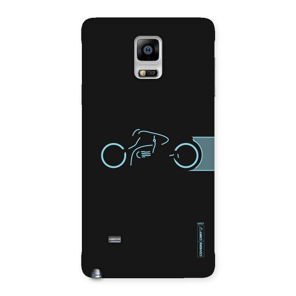 Blue Ride Back Case for Galaxy Note 4