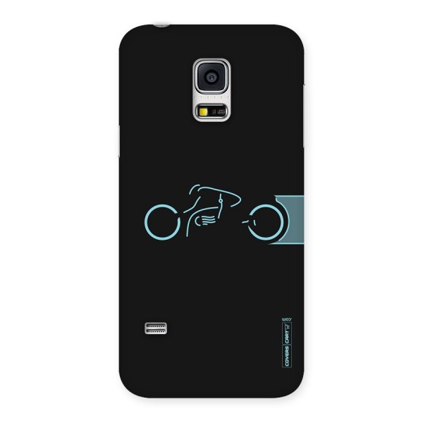 Blue Ride Back Case for Galaxy S5 Mini