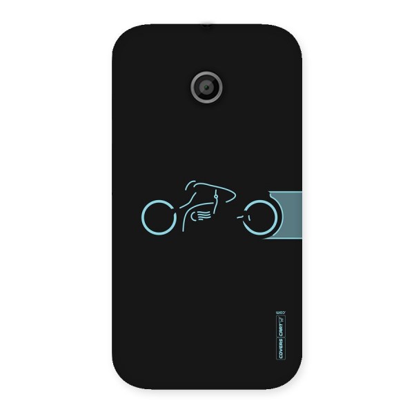 Blue Ride Back Case for Moto E