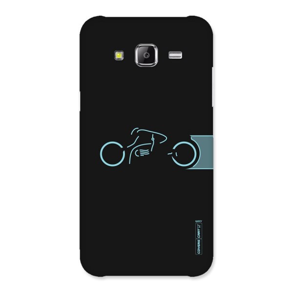 Blue Ride Back Case for Samsung Galaxy J5