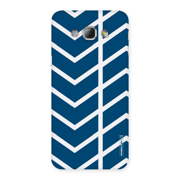 Blue White Pattern Back Case for Galaxy A8