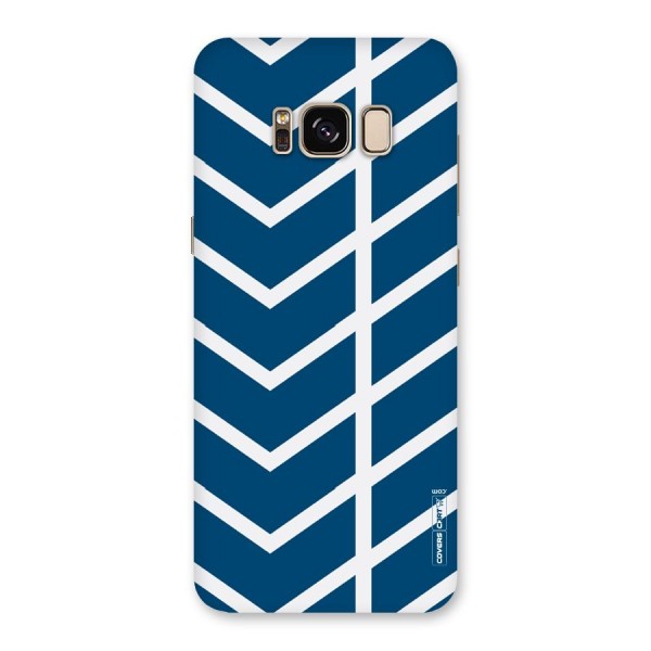 Blue White Pattern Back Case for Galaxy S8