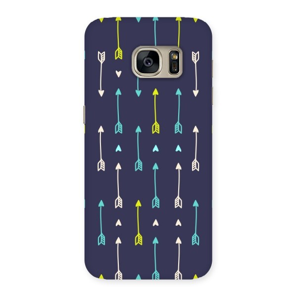 Boho Arrow Pattern Back Case for Galaxy S7