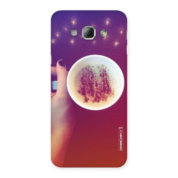 Bokeh Coffee Mug Back Case for Galaxy A8