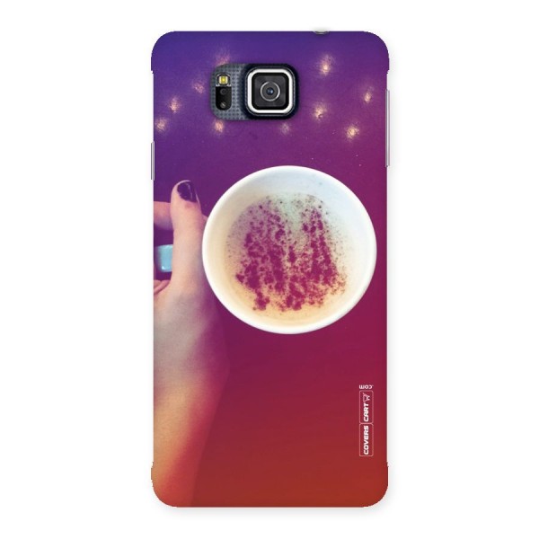 Bokeh Coffee Mug Back Case for Galaxy Alpha