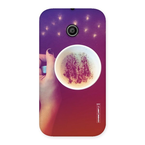 Bokeh Coffee Mug Back Case for Moto E