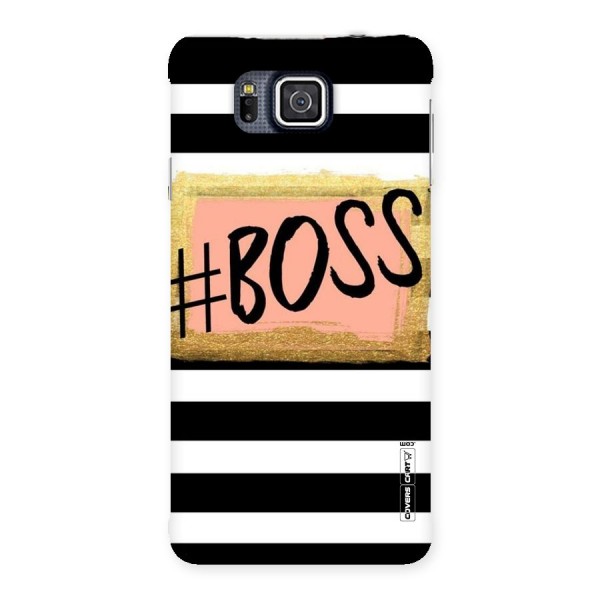 Boss Stripes Back Case for Galaxy Alpha