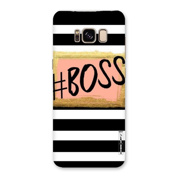 Boss Stripes Back Case for Galaxy S8