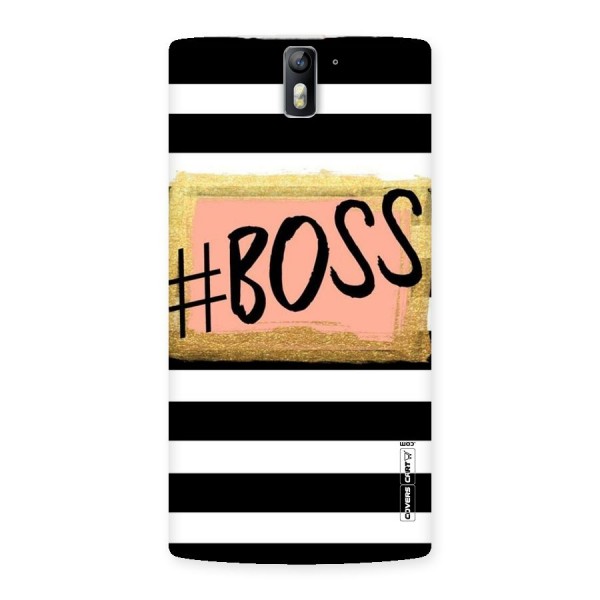 Boss Stripes Back Case for One Plus One