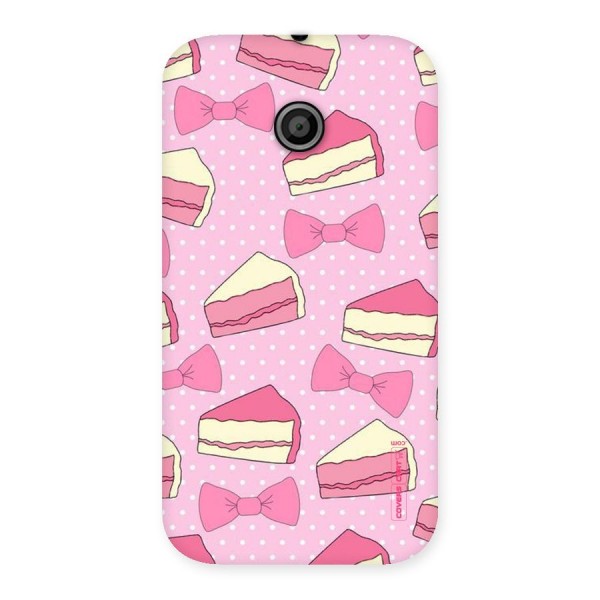 Bow Cake Back Case for Moto E