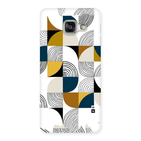 Boxes Pattern Back Case for Galaxy A3 2016