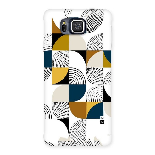 Boxes Pattern Back Case for Galaxy Alpha