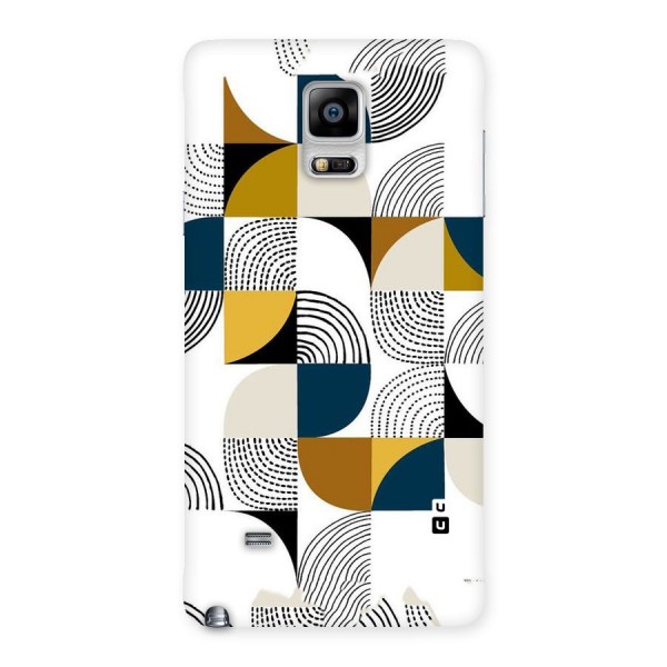 Boxes Pattern Back Case for Galaxy Note 4