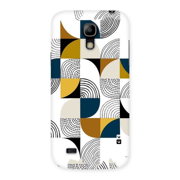 Boxes Pattern Back Case for Galaxy S4 Mini