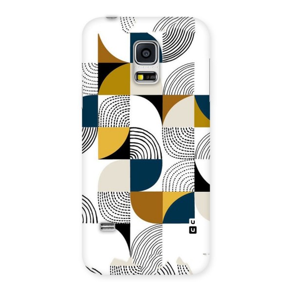 Boxes Pattern Back Case for Galaxy S5 Mini