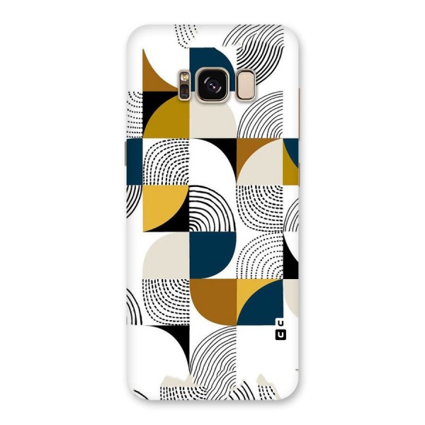 Boxes Pattern Back Case for Galaxy S8