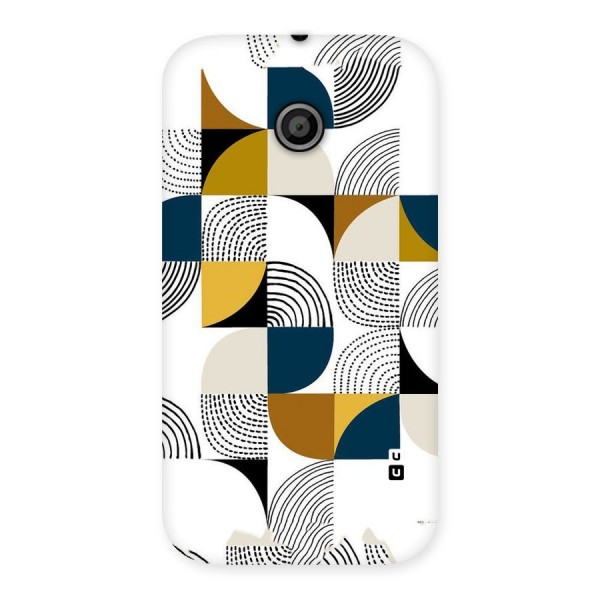 Boxes Pattern Back Case for Moto E