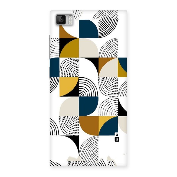 Boxes Pattern Back Case for Xiaomi Mi3