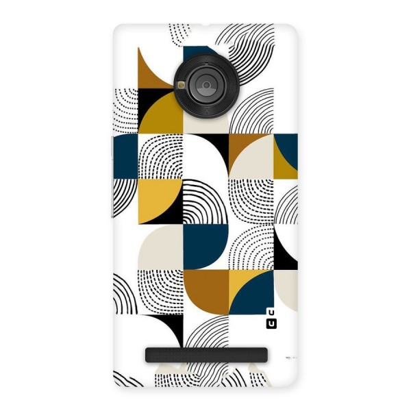 Boxes Pattern Back Case for Yu Yuphoria