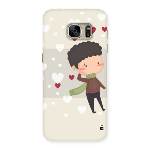 Boy in love Back Case for Galaxy S7