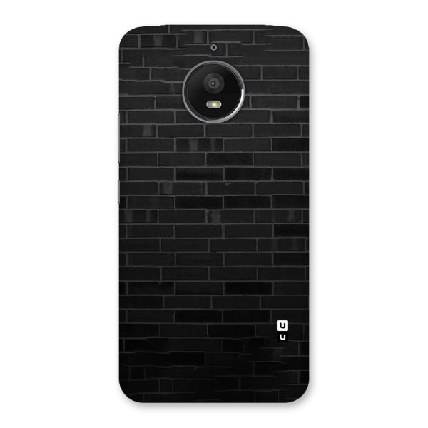 Brick Wall Back Case for Moto E4 Plus