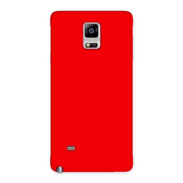 Bright Red Back Case for Galaxy Note 4