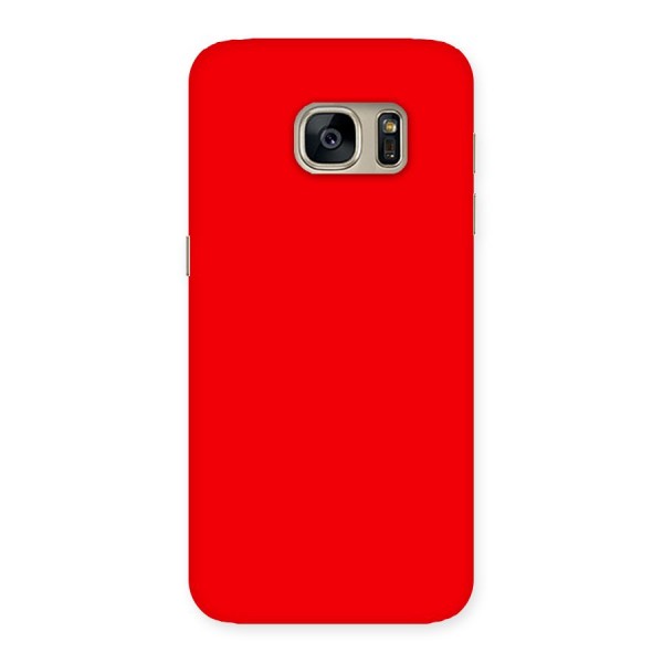 Bright Red Back Case for Galaxy S7