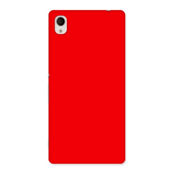 Bright Red Back Case for Xperia M4 Aqua