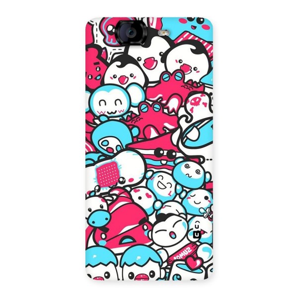 Bunny Quirk Back Case for Canvas Knight A350