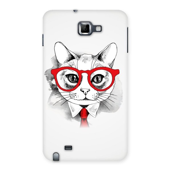 Business Cat Back Case for Galaxy Note