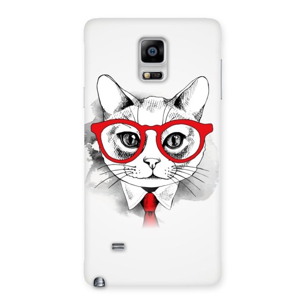 Business Cat Back Case for Galaxy Note 4