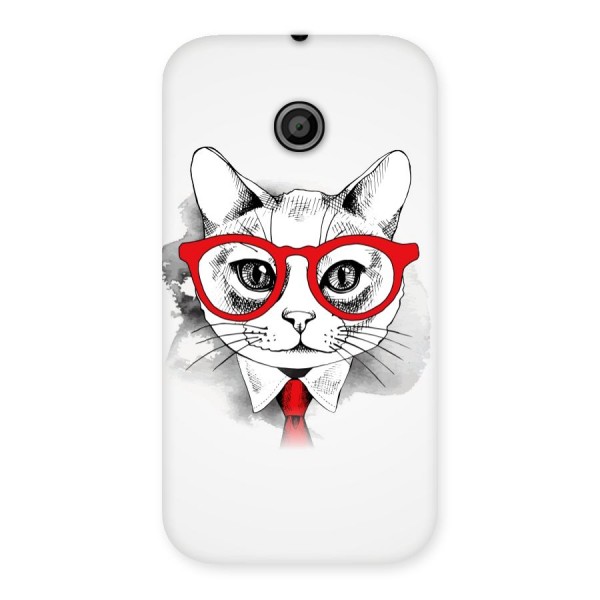 Business Cat Back Case for Moto E