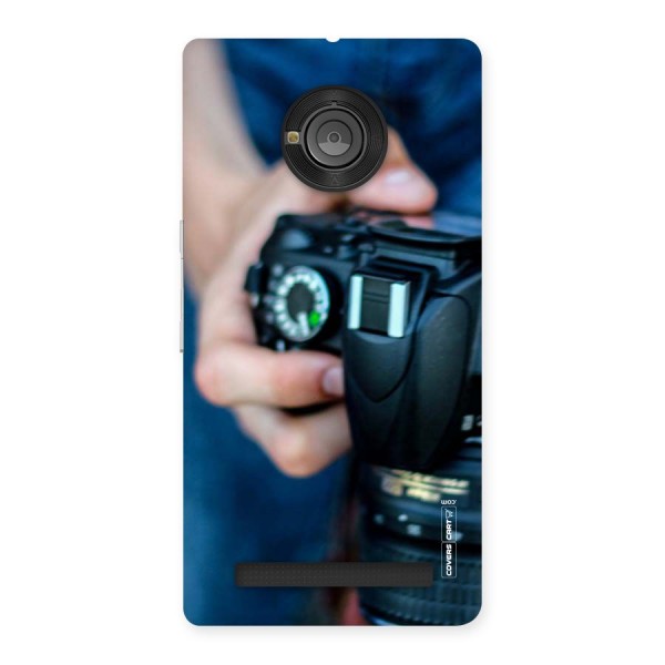 Camera Love Back Case for Yu Yuphoria