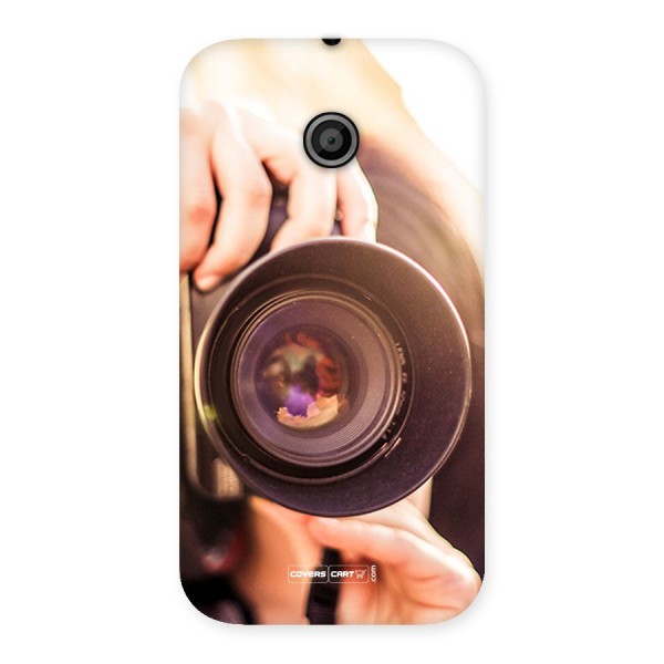 Camera Lovers Back Case for Moto E