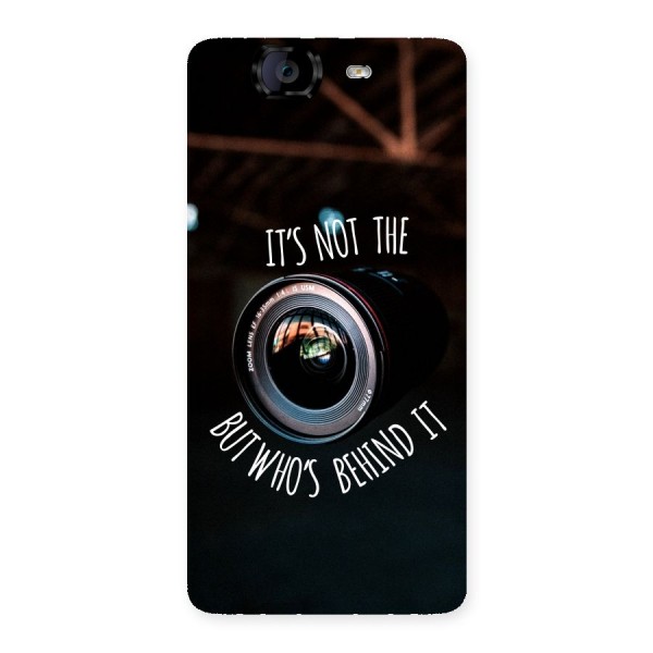 Camera Quote Back Case for Canvas Knight A350