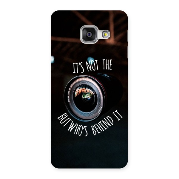 Camera Quote Back Case for Galaxy A3 2016