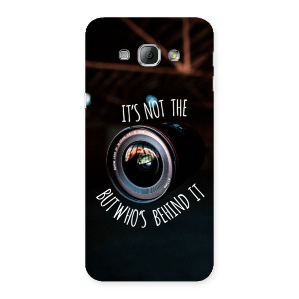 Camera Quote Back Case for Galaxy A8