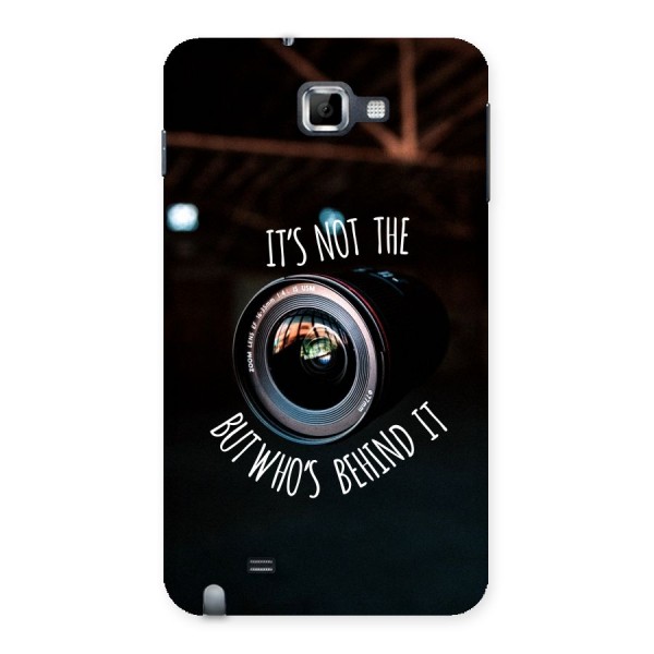 Camera Quote Back Case for Galaxy Note