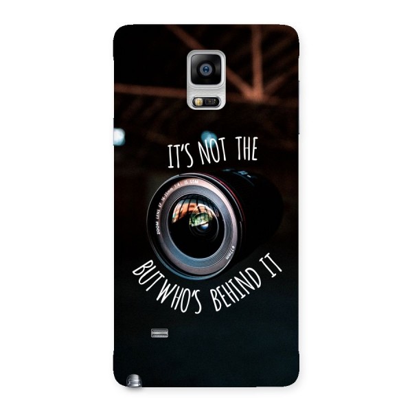 Camera Quote Back Case for Galaxy Note 4