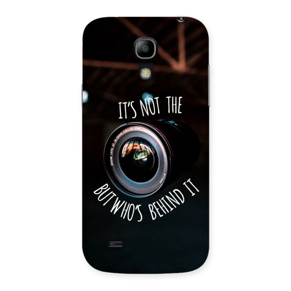 Camera Quote Back Case for Galaxy S4 Mini