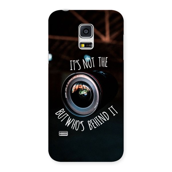 Camera Quote Back Case for Galaxy S5 Mini