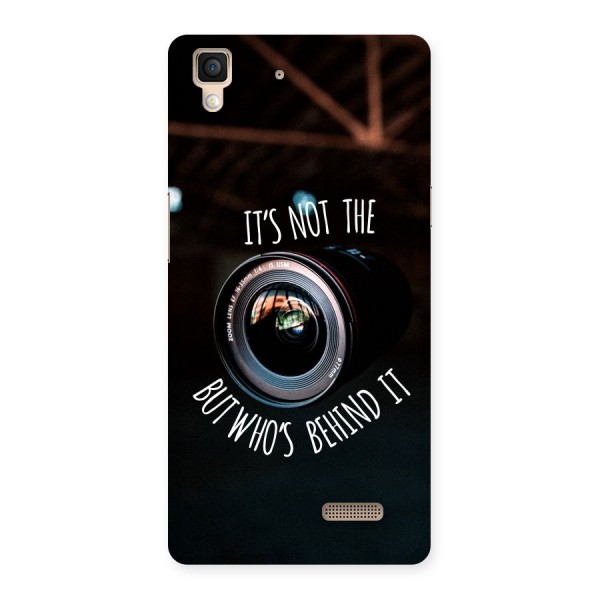 Camera Quote Back Case for Oppo R7