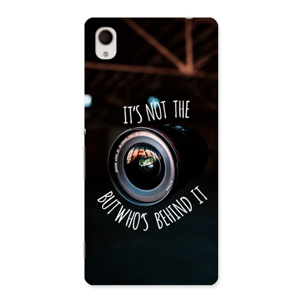 Camera Quote Back Case for Xperia M4 Aqua