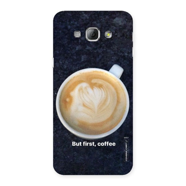 Cappuccino Coffee Back Case for Galaxy A8